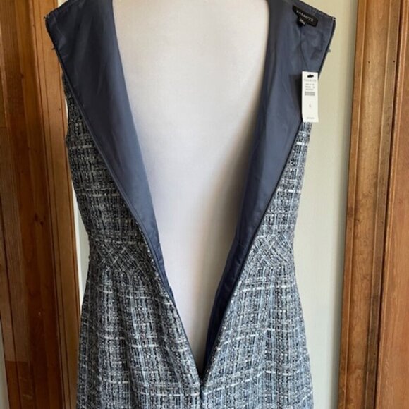 TALBOTS Americana Tweed Shift Sheath Sleeveless Dress 6 - Picture 10 of 16